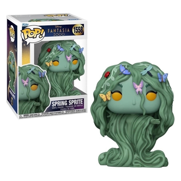 Funko Pop Fantasia Spring Sprite with Green Hair and Butterflies - Picture 2 of 3